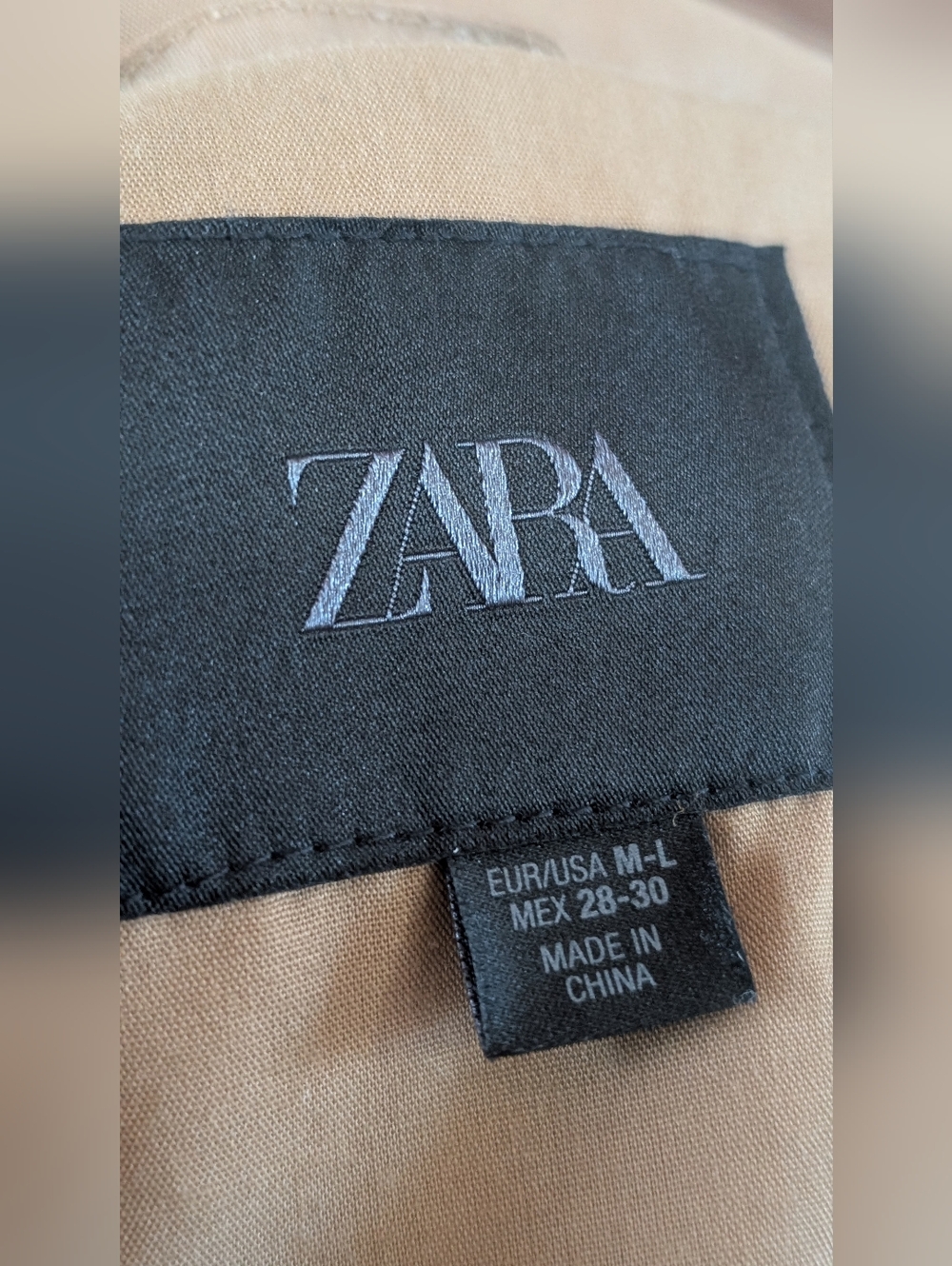 Zara Black Label  Brown‎ Belted Utility Jacket - Picture 8 of 8